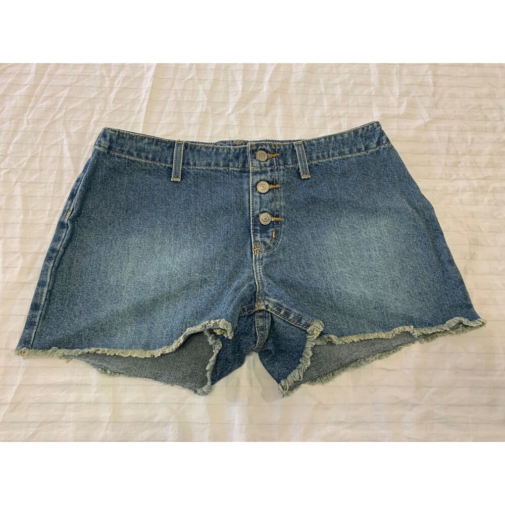 NO BOUNDARIES WOMENS JEANS SHORTS 30 IN
